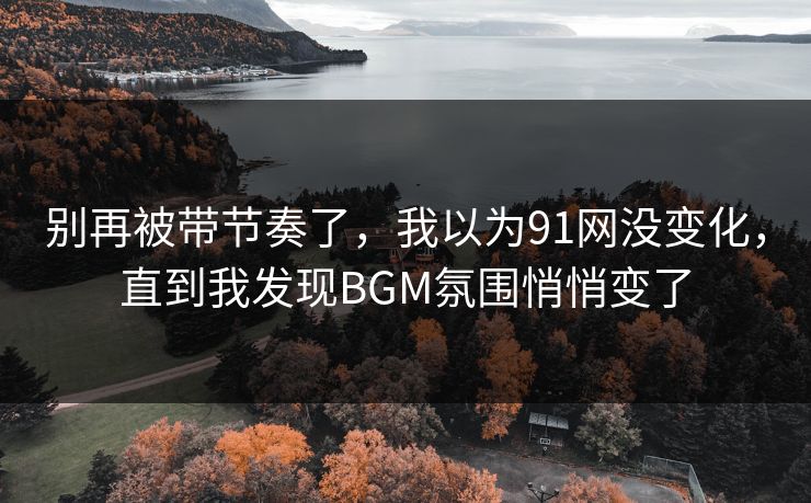 别再被带节奏了，我以为91网没变化，直到我发现BGM氛围悄悄变了
